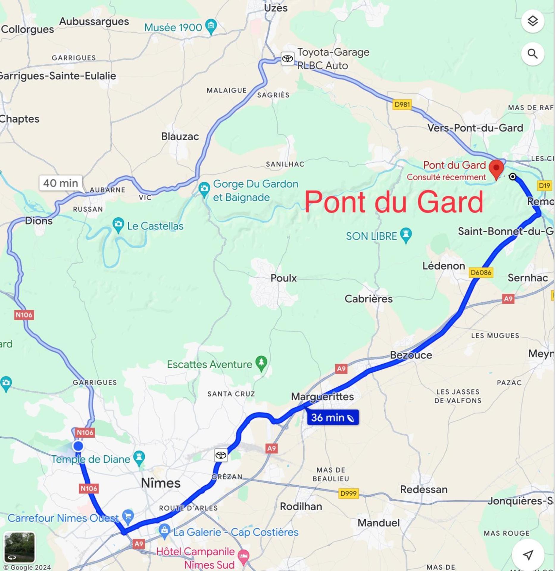 Mazet Proche Golf Villa Nîmes Exteriör bild